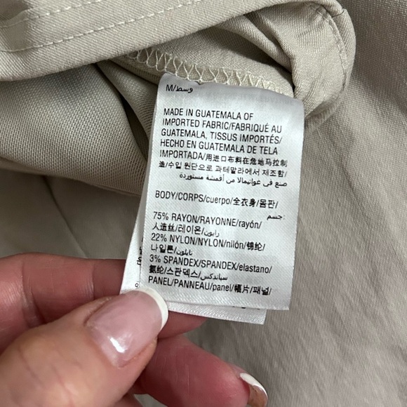 JM Collection tan straight leg crop pants - Picture 3 of 9